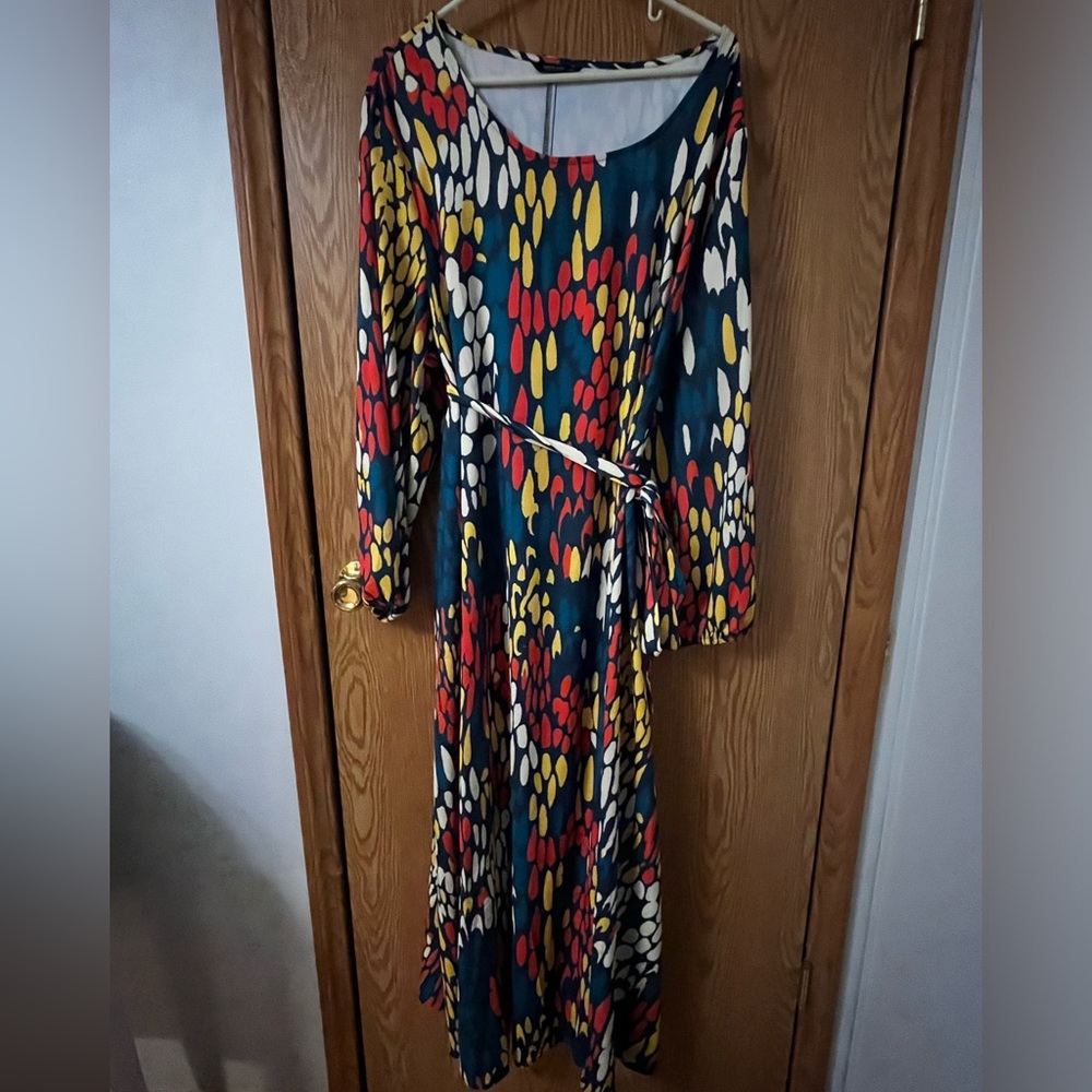 SHEIN COLORFUL BUTTERFLY PRINT DRESS